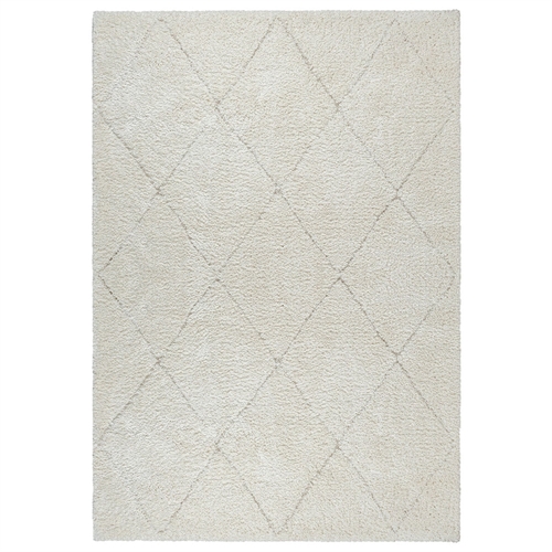 Gulvtæppe - Shaggy - 200x290 cm - Creme - Ideal Shaggy - Nordstrand Home