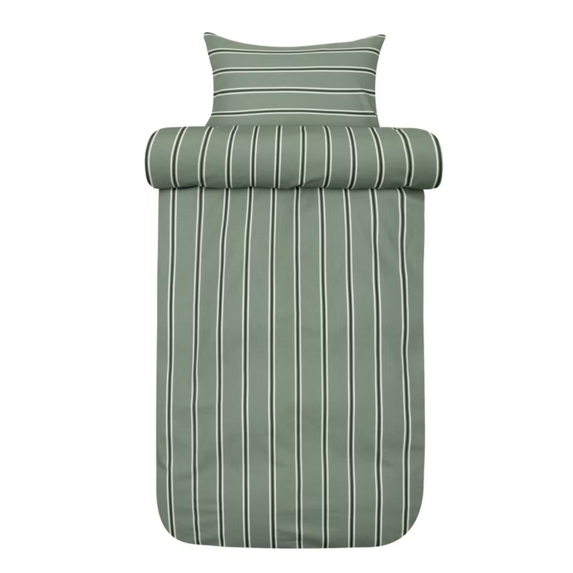 Sengetøj 140x220 cm - 100% bomuld - Høie of Scandinavia - Muted green