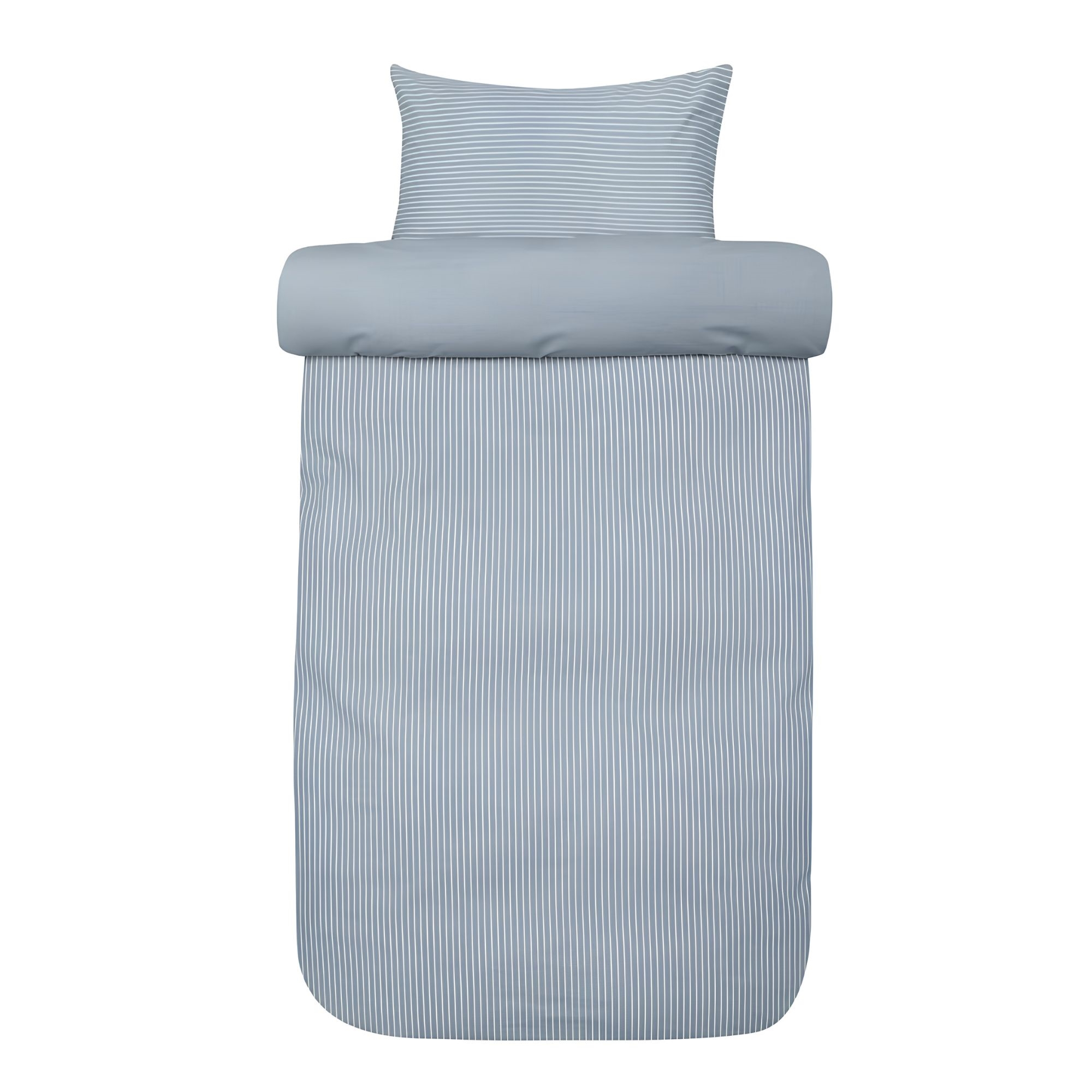 Dobbelt sengetøj 200x220 cm - 100% bomuld - Høie of Scandinavia - Hugo Dark denimblue