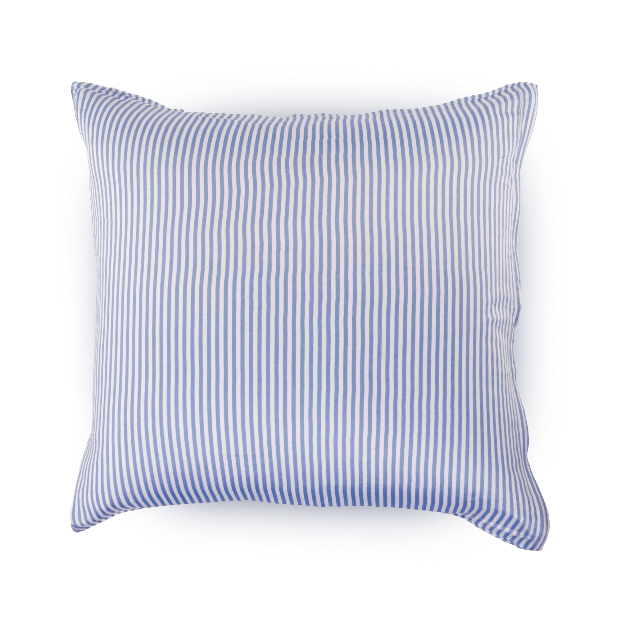 Bambus pudebetræk 60x63 cm - 100% bambus - Blå og hvide striber