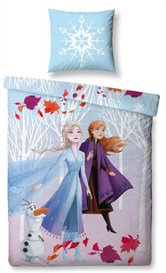 Frozen Junior sengetøj 100x140 cm - Frost junior sengesæt - 100% bomuld