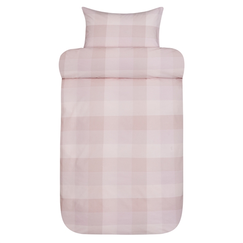 Høie sengetøj - 140x220 cm - 100% ekstra fin bomuld sengesæt - Høie Elen rosa 