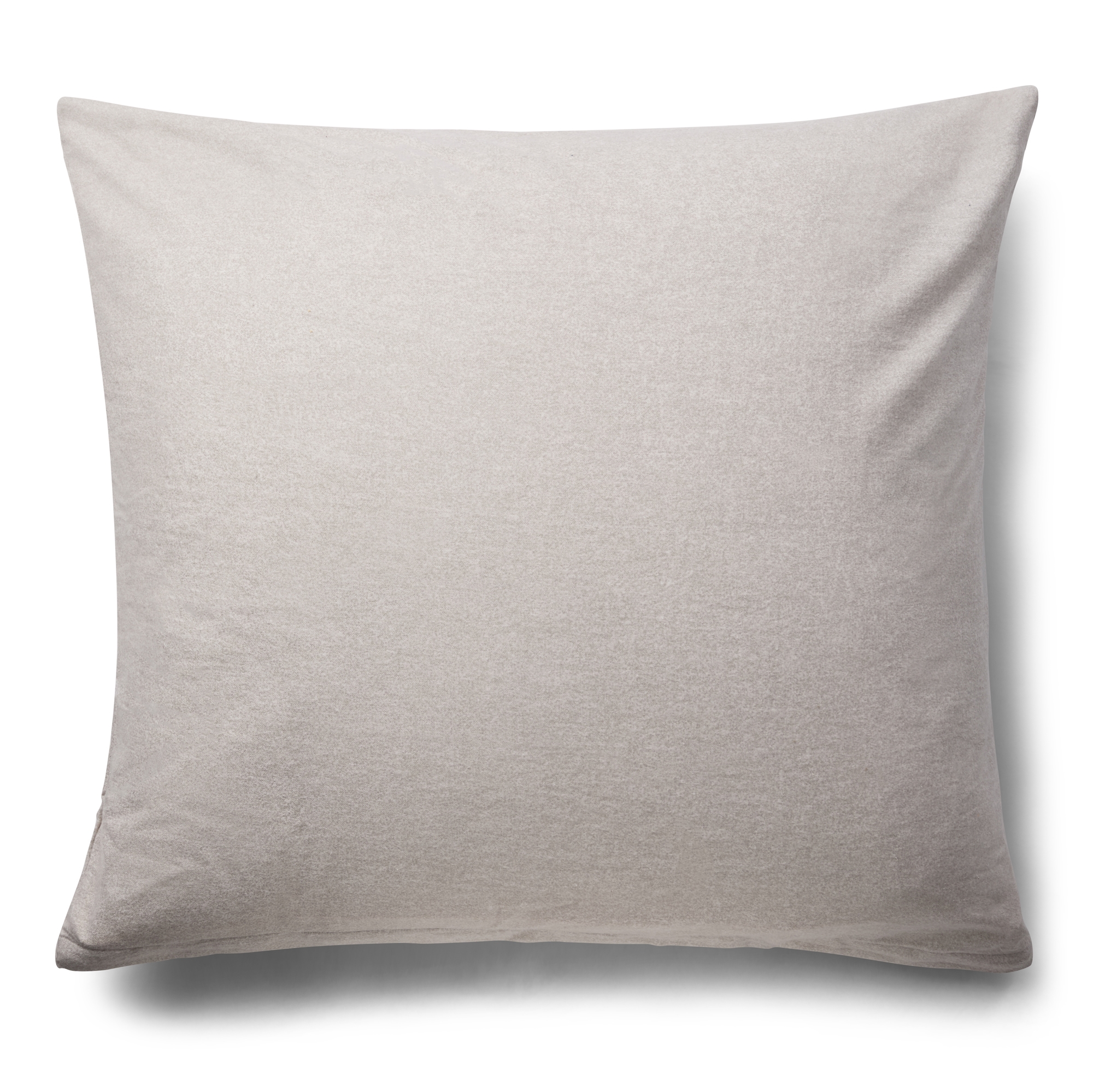 Pudebetræk 60x63 cm - Bomulds flonel - Grey Melange