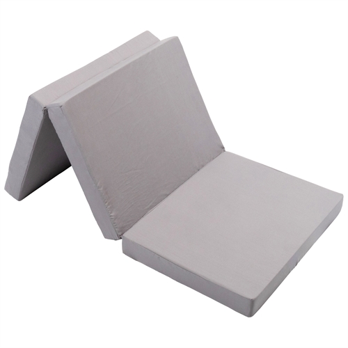 Foldemadras - Junior - Populær til de små - 7 cm komfort skum - Nordstrand Home lysegrå skummadras