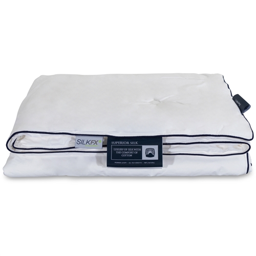 Dobbelt sommerdyne 200x220cm - Nordic Comfort silkedyne - Sval dyne med langfibret Silke 