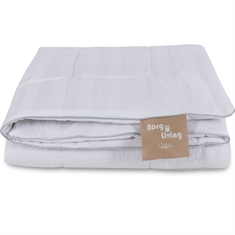 Silkedyne med 100% Mulberry silkefyld - Temperaturregulerende helårsdyne - Borg Living 