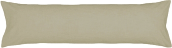 Pudebetræk 50x150 cm - Lys beige - 100% ekstra fin bomuld - Høie 