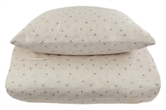 Bomuldssatin sengetøj - 140x220 cm - Soft wood - Blødt sengetøj - By Night sengelinned