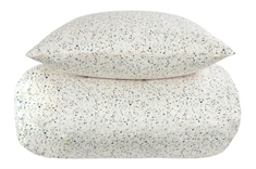 Sengetøj dobbeltdyne 200x200 cm - Marble white - Sengelinned i 100% Bomuldssatin - By Night sengesæt