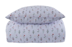 Dobbelt sengetøj 200x200 cm - Purple Flowers - Bæk og bølge sengetøj - Borg Living sengesæt