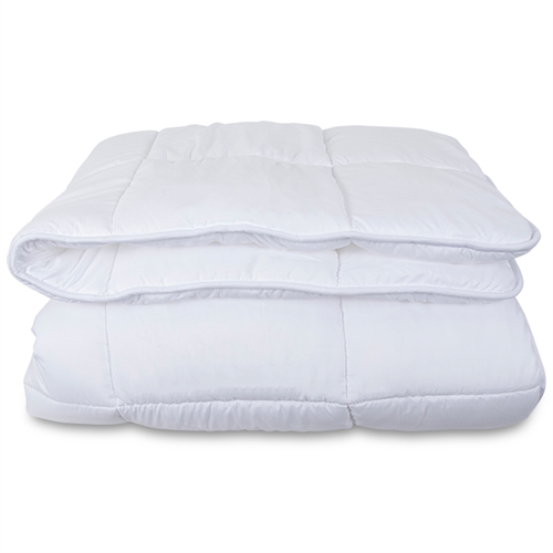 Fiberdyne 150x210cm - Allergivenlig 2 lags termodyne - Fugt absorberende vinterdyne med hulfibre