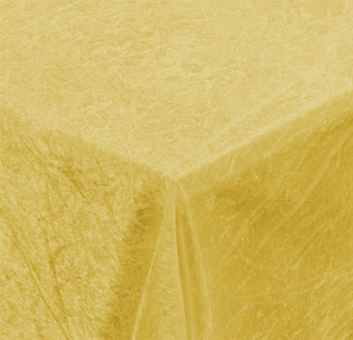 Velour dug - 15 meter - Gul - Nervøs velour - Pakke med 15 meter 