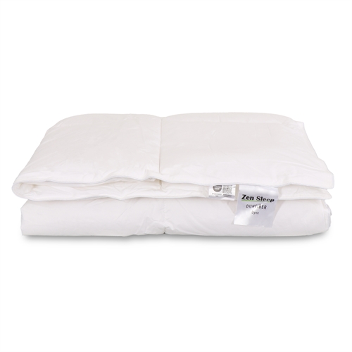 Sommer Juniordyne 100x140 cm - Allergivenlig dyne med bløde luftige fiberdun - Sval fiberdyne - Zen Sleep 