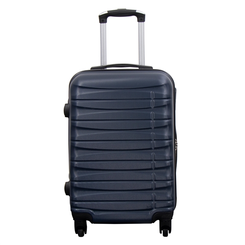 Kabinekuffert - Hardcase - Mørkeblå håndbagage kuffert tilbud