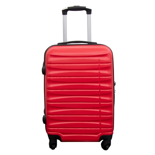 Kabinekuffert - Hardcase - Rød håndbagage kuffert tilbud