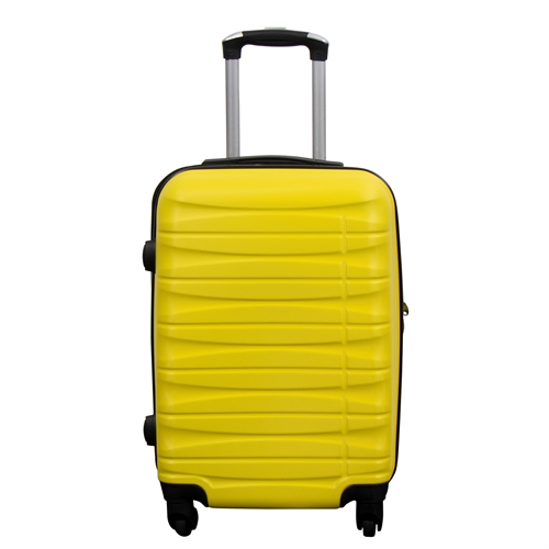 Kabinekuffert - Hardcase - Gul håndbagage kuffert tilbud