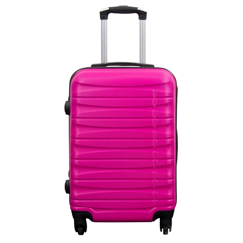 Kabinekuffert - Hardcase - Pink håndbagage kuffert tilbud
