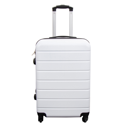 Kuffert - Hardcase kuffert - Str. Medium - Hvid - Praktisk rejsekuffert