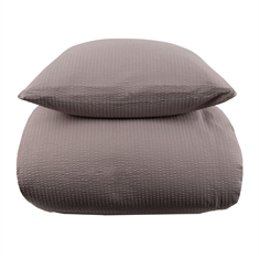 Bæk og Bølge sengetøj - Gråt sengesæt - 100% bomuld - Krepp sengelinned - By Night