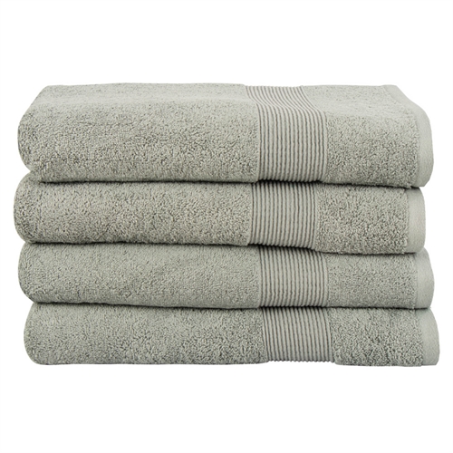 Økologisk badehåndklæde - 70x140 cm - 100% GOTS-certificeret bomuld - Grønt badehåndklæde fra Premium By Borg