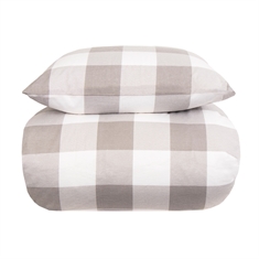 Flonel sengetøj - Ternet sengesæt - 100% bomuldsflonel - By Night sengelinned