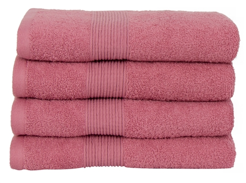Håndklæde - 50x100 cm - 100% Blødt bomuld - Rosa håndklæde fra Nordstrand Home håndklæde 