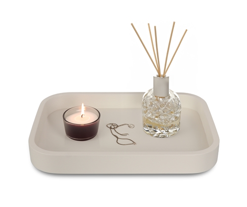 Pyntefad til badeværelset - Klassisk hvid - Urban Brett fra Turiform - Kraftig kvalitet