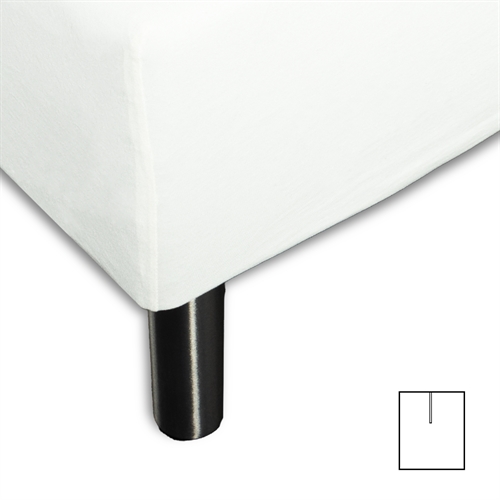 Splitlagen - U-split - 180x200 cm - Off white - 100% Bomuld jersey lagen - Stræklagen til elevationsseng