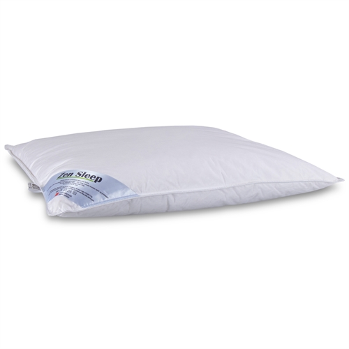 Dunpude 60x63 cm - Mellem hovedpude med moskusdun - 1 kammer hovedpude - Zen Sleep