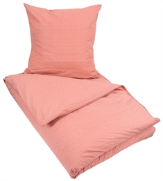 King size sengetøj 240x220 cm - Circle rose sengetøj - Dobbelt dynebetræk i 100% Bomuld - Borg Living