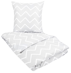 Sengetøj 140x200 cm - Napoli Gråt sengetøj - Sengelinned i Microfiber - In Style sengesæt