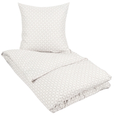 Dobbelt sengetøj 200x220 cm - Carla grey - Grå - Microfiber