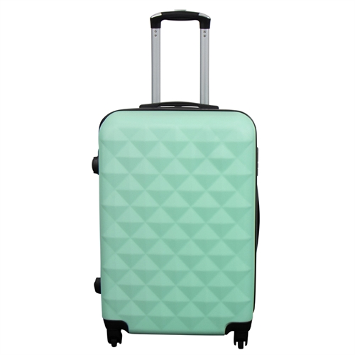 Kuffert tilbud - Hardcase - Str. Medium - Diamant turkis - Smart rejsekuffert