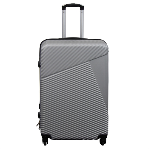 Stor kuffert - Silver lines - Hardcase kuffert - Smart rejsekuffert