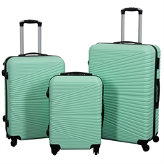 Kuffert - Hardcase rejsekuffert - Nordic mint - Letvægts kuffert