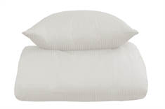Egyptisk bomuld sengetøj - 240x220 cm - Hvidt kingsize sengetøj  - Ekstra blødt sengesæt fra By Borg