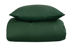 Sengetøj til dobbeltdyne - 240x220 cm - Mørke grønt sengetøj - Ekstra blødt sengesæt i 100% Egyptisk bomuld - By Borg