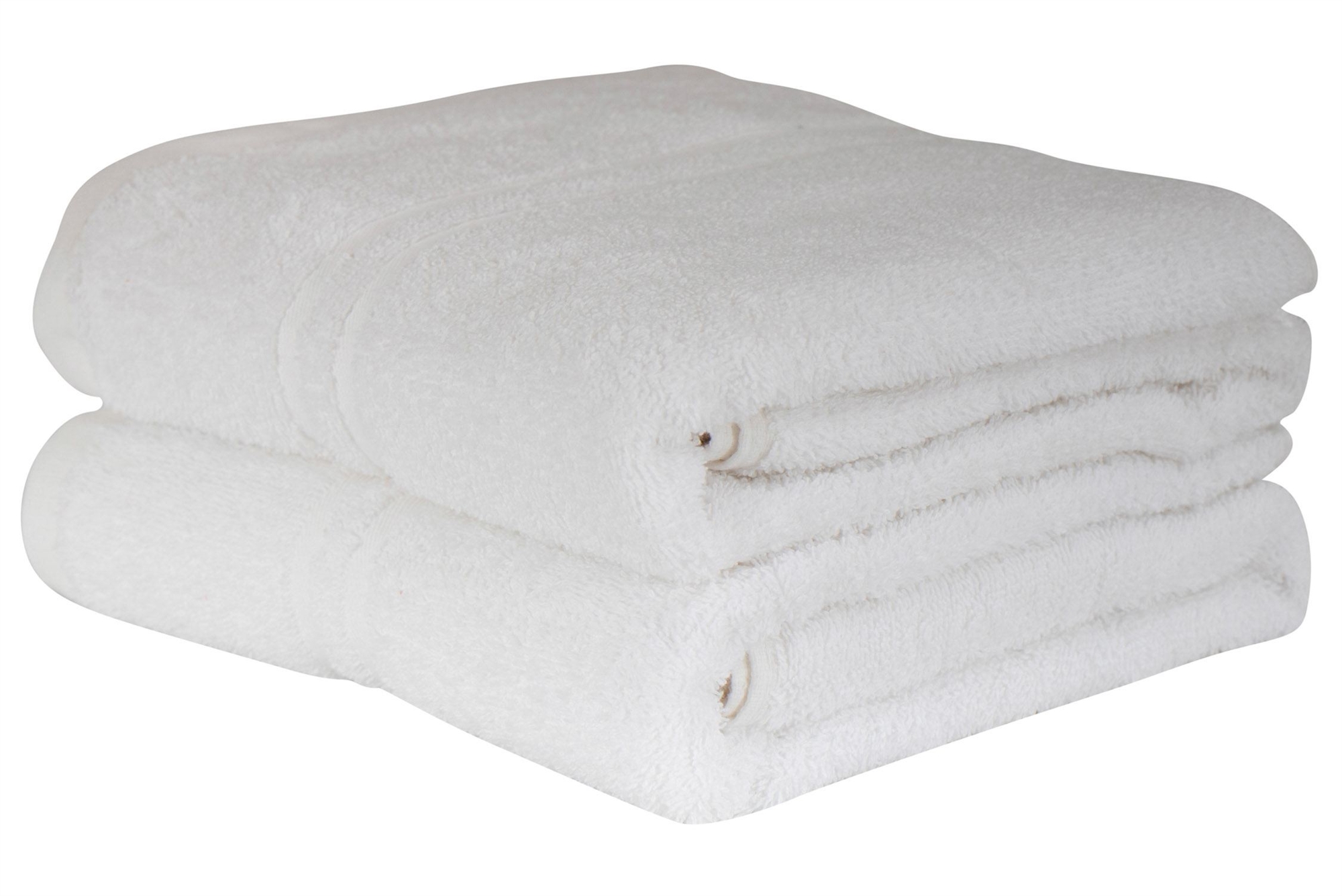 glide fred Mekaniker Badehåndklæde • Hvid i 100% Bomuld • 65x130 cm