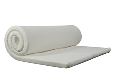 Topmadras 70x200 cm - Basis purskum topmadras til enkelt seng - Højde 4 cm. - Middel hårdhed - In Style