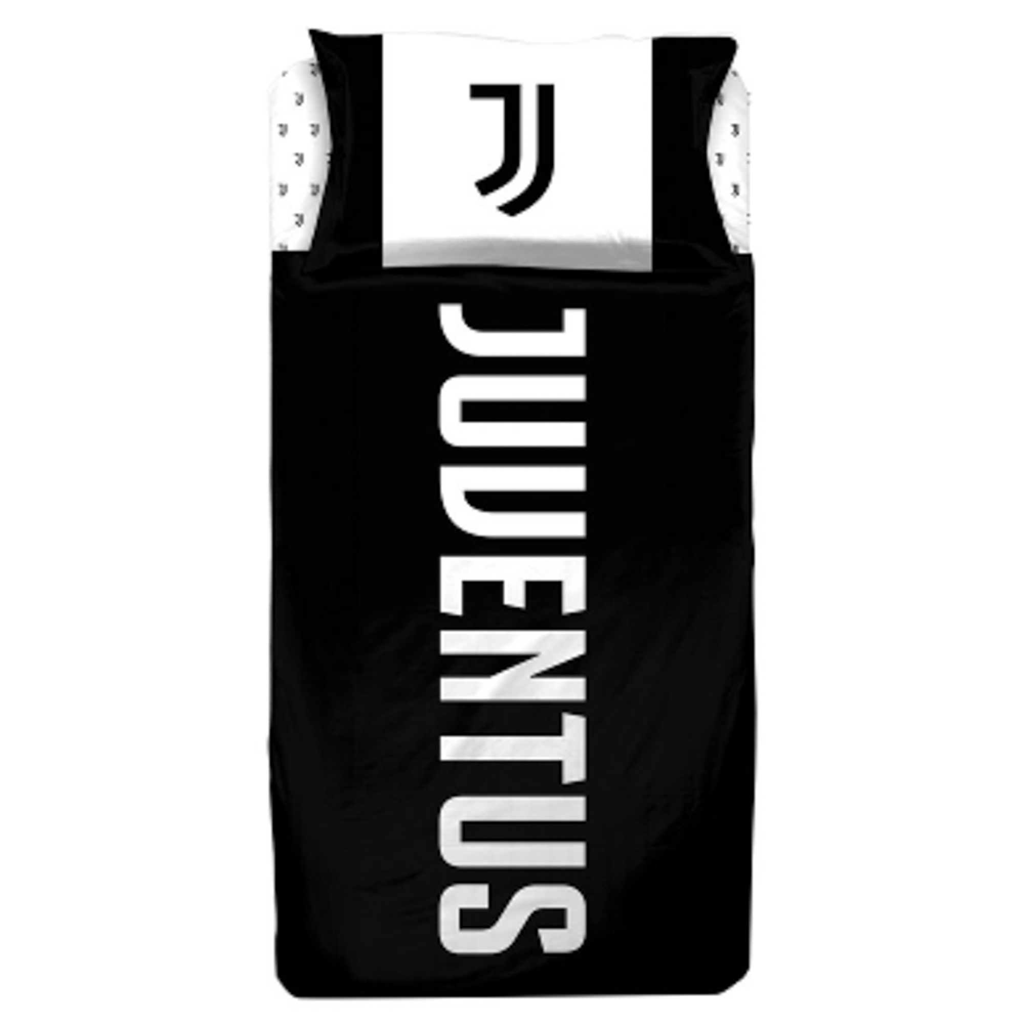 Juventus sengetøj - 100% bomuld - Børnesengetøj 140x200 cm - Fodbold sengetøj