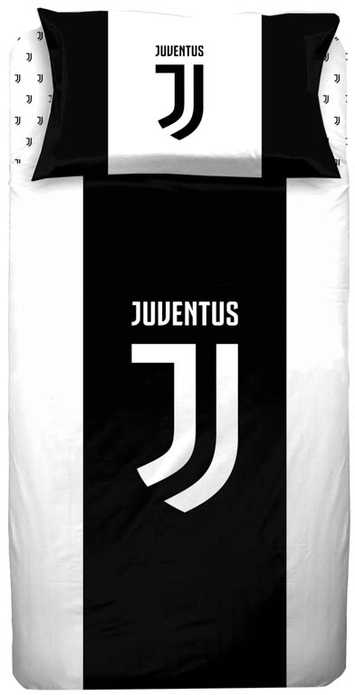 Juventus sengetøj voksen - bomuld - 140x200cm.