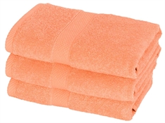 Håndklæder - 50x100 cm - Diamant - Orange - 100% Bomuld - Bløde håndklæder fra Egeria