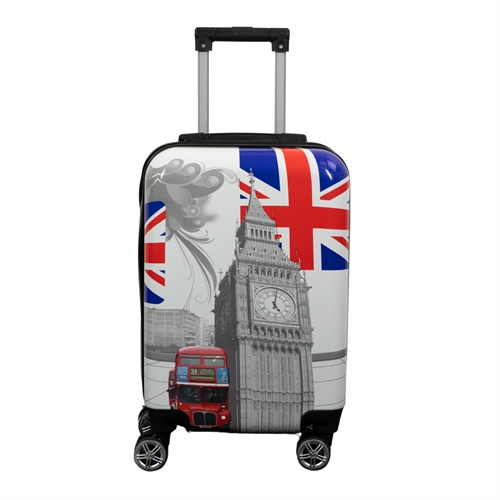 Kabine kuffert - Hardcase letvægt kuffert - Trolley med motiv - City of London