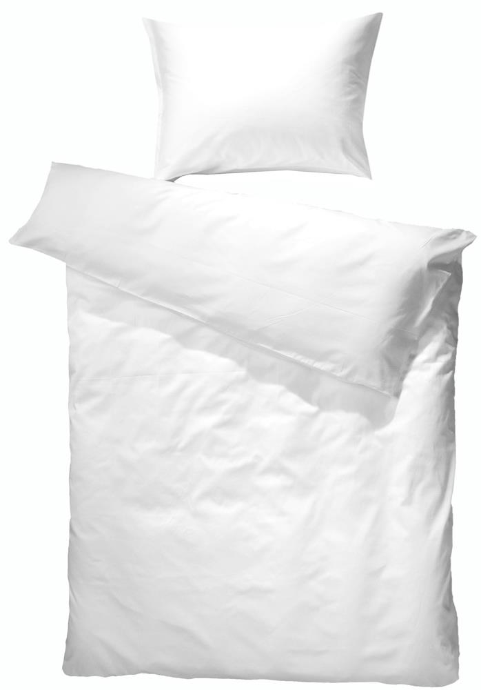 Borås Cotton sengetøj i og Hør hvid 100x140cm