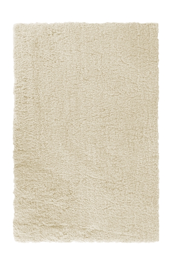 Gulvtæppe - 200x300 cm - Hvid - Langt luv tæppe fra Nordstrand Home 