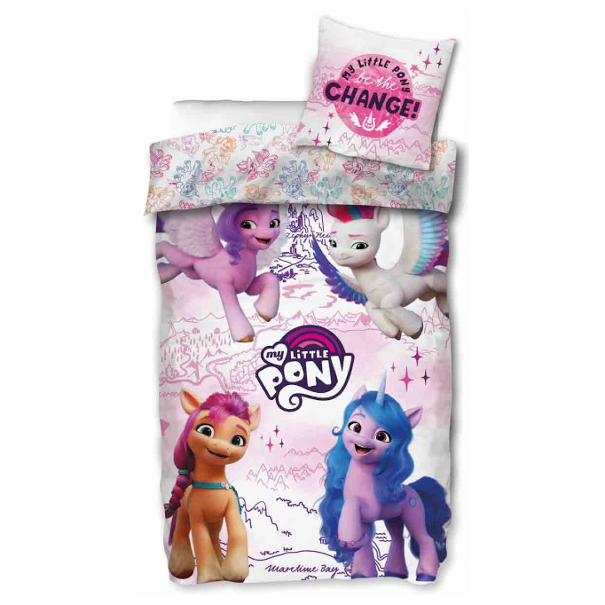 My Little Pony sengetøj - A new generation - Vendbart sengesæt - 100% bomulds sengelinned