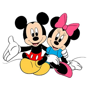 Minnie og Micke Mouse