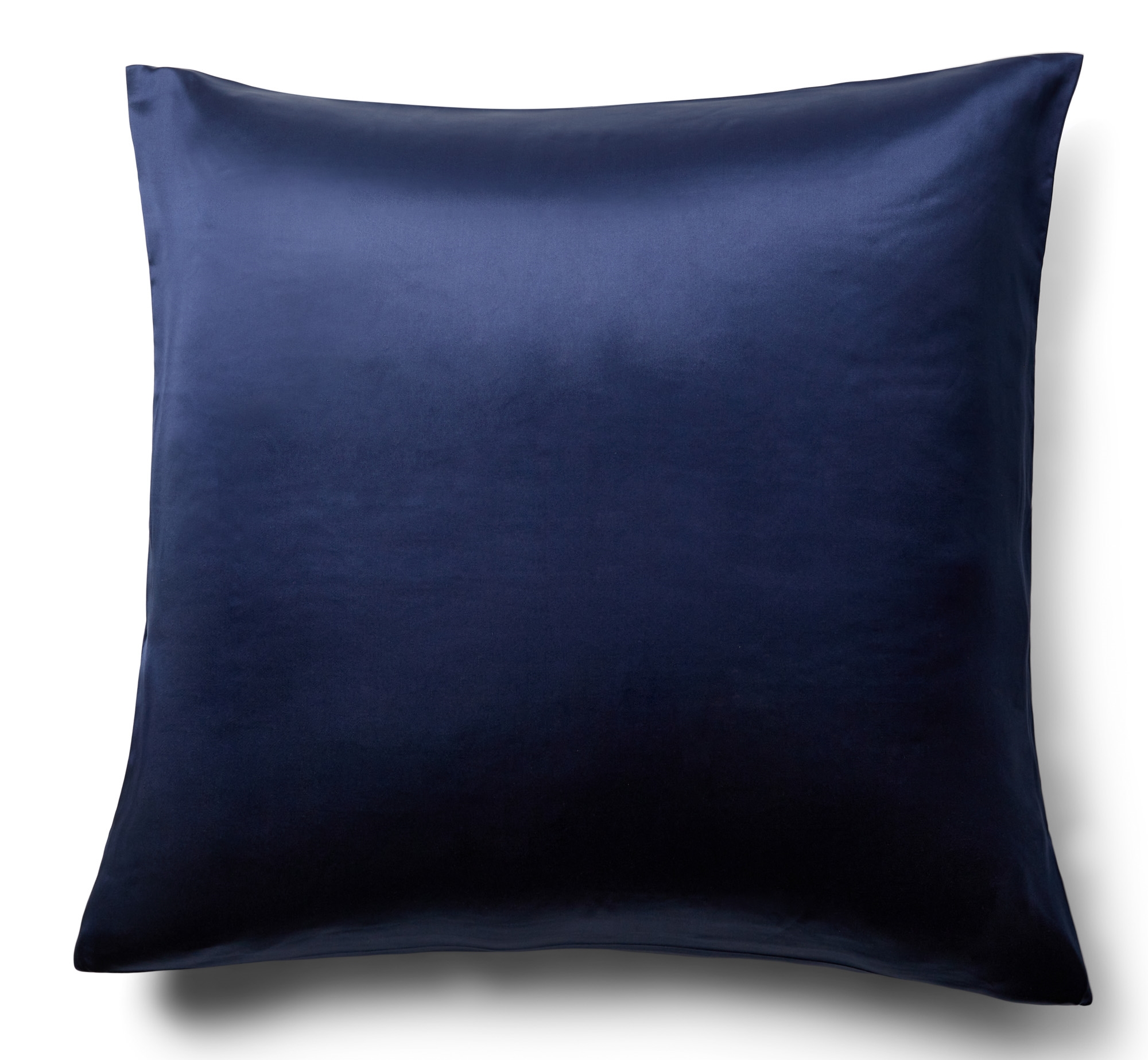 Silke pudebetræk 60x63 cm - 100% morbærsilke - Navy blå