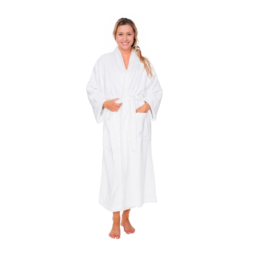 Morgenkåbe - Str. XXL/XXXL - 100% bomuld - Badekåbe - Hvid - Nordstrand Home