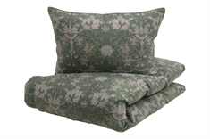 Borås sengetøj 140x220 cm - Nova green - Sengesæt i 100% bomuldssatin - Borås Cotton sengelinned
